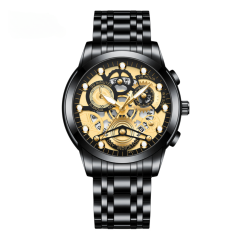 Montre Homme Lumineux Étanche en Acier Inoxyd | Smarty Paris